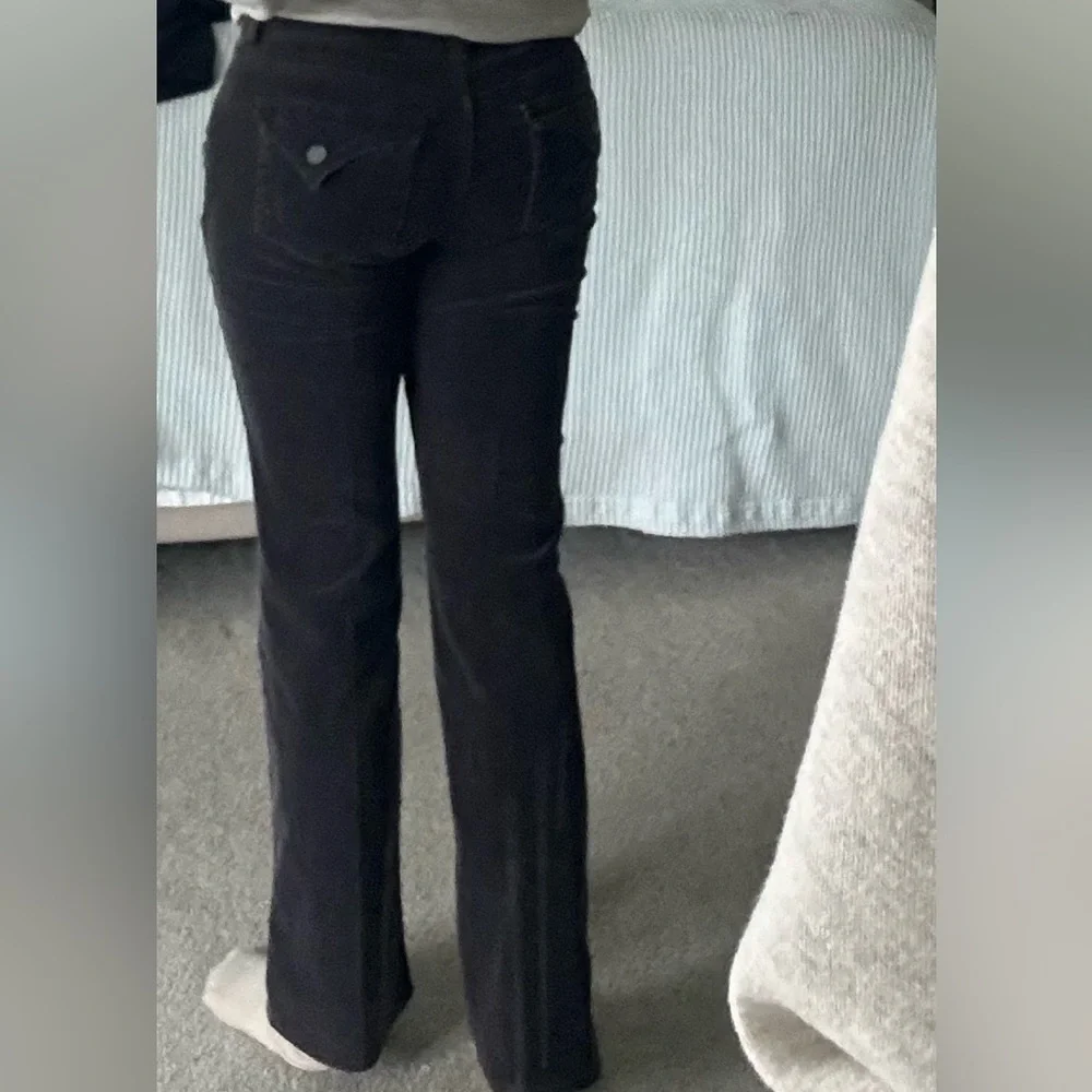 Kut from the Kloth Charcoal Cordoroy Pants - Picture 1 of 9